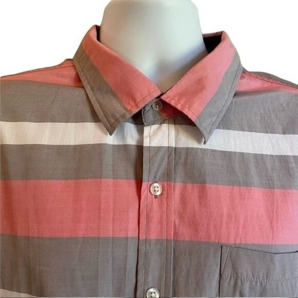 Holton Canvas Cloth Short Sleeve Button Down Casual Shirt Mens XL - Picture 2 of 9
